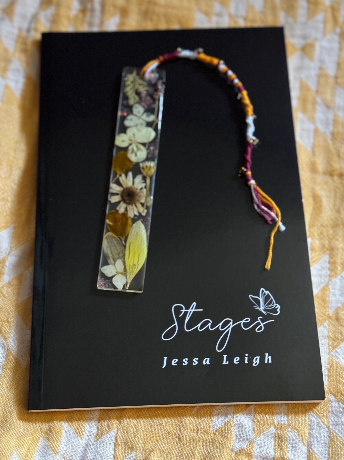 Stages by Jessa Leigh (( signed poetry book with a butterfly sticker and personalized note ))