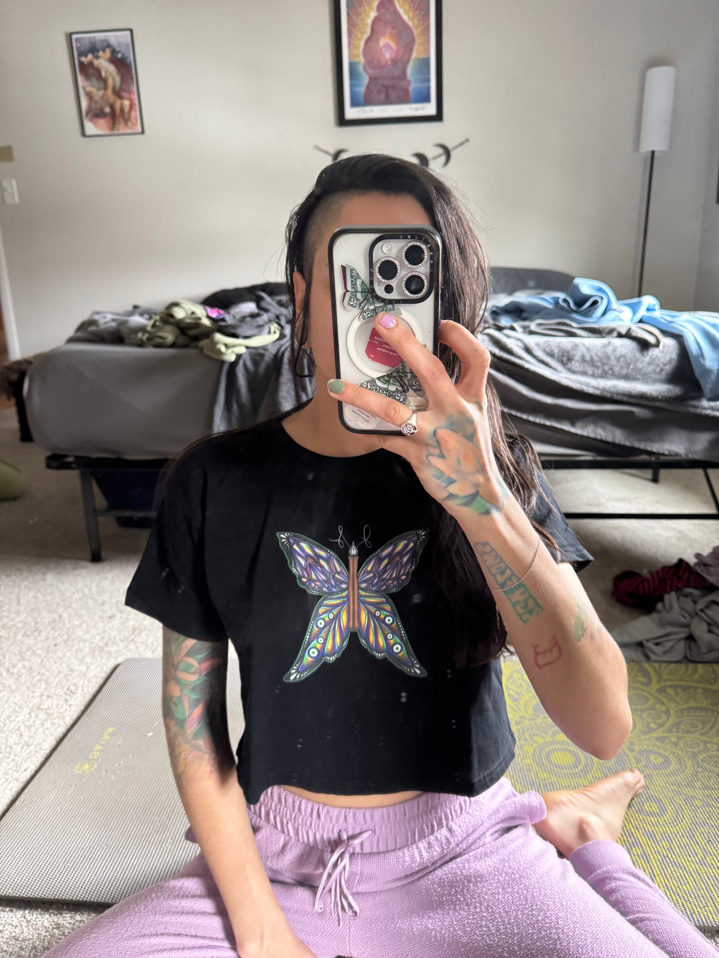 butterfly crop top // Jessa Leigh Poetry