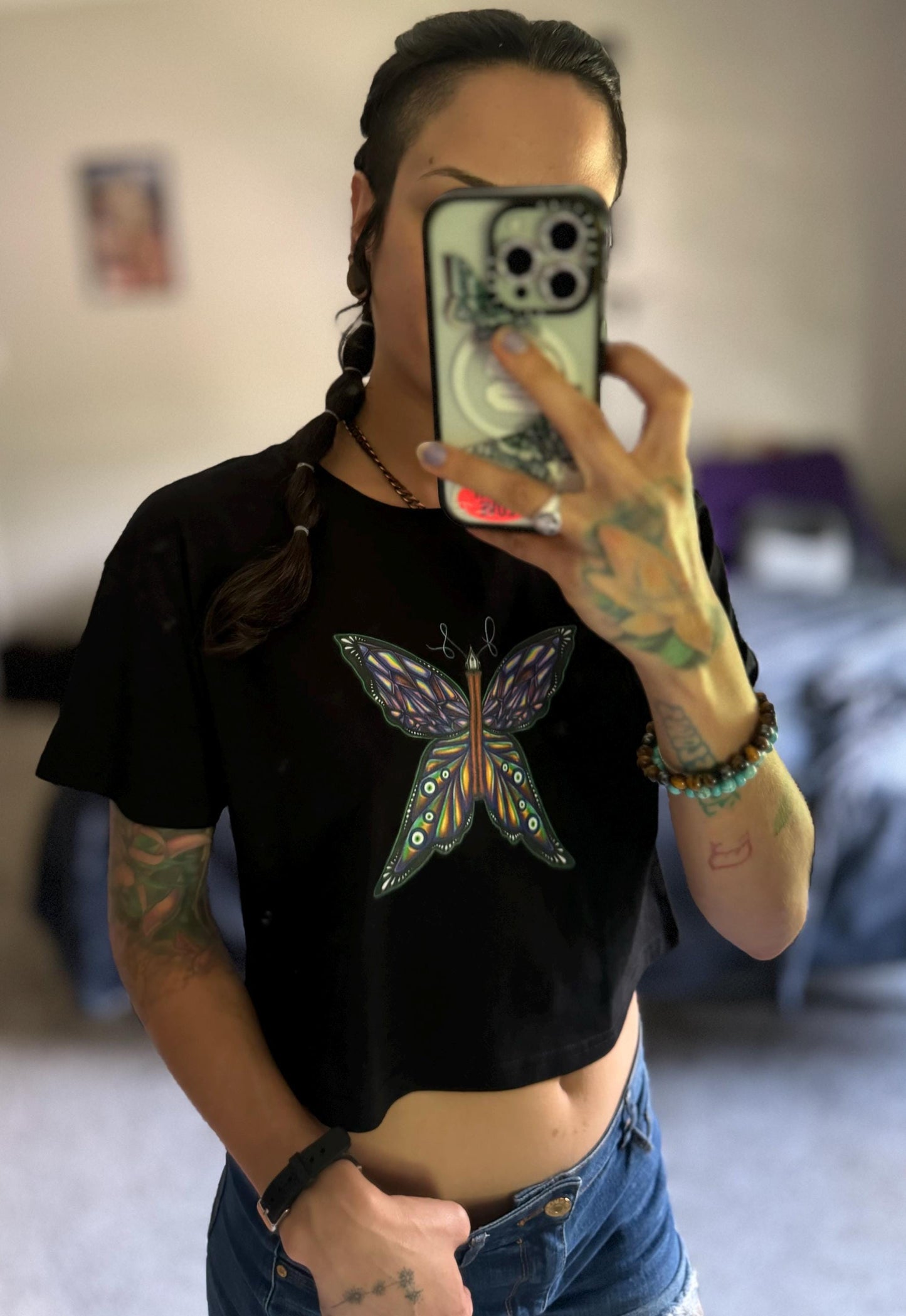 butterfly crop top // Jessa Leigh Poetry