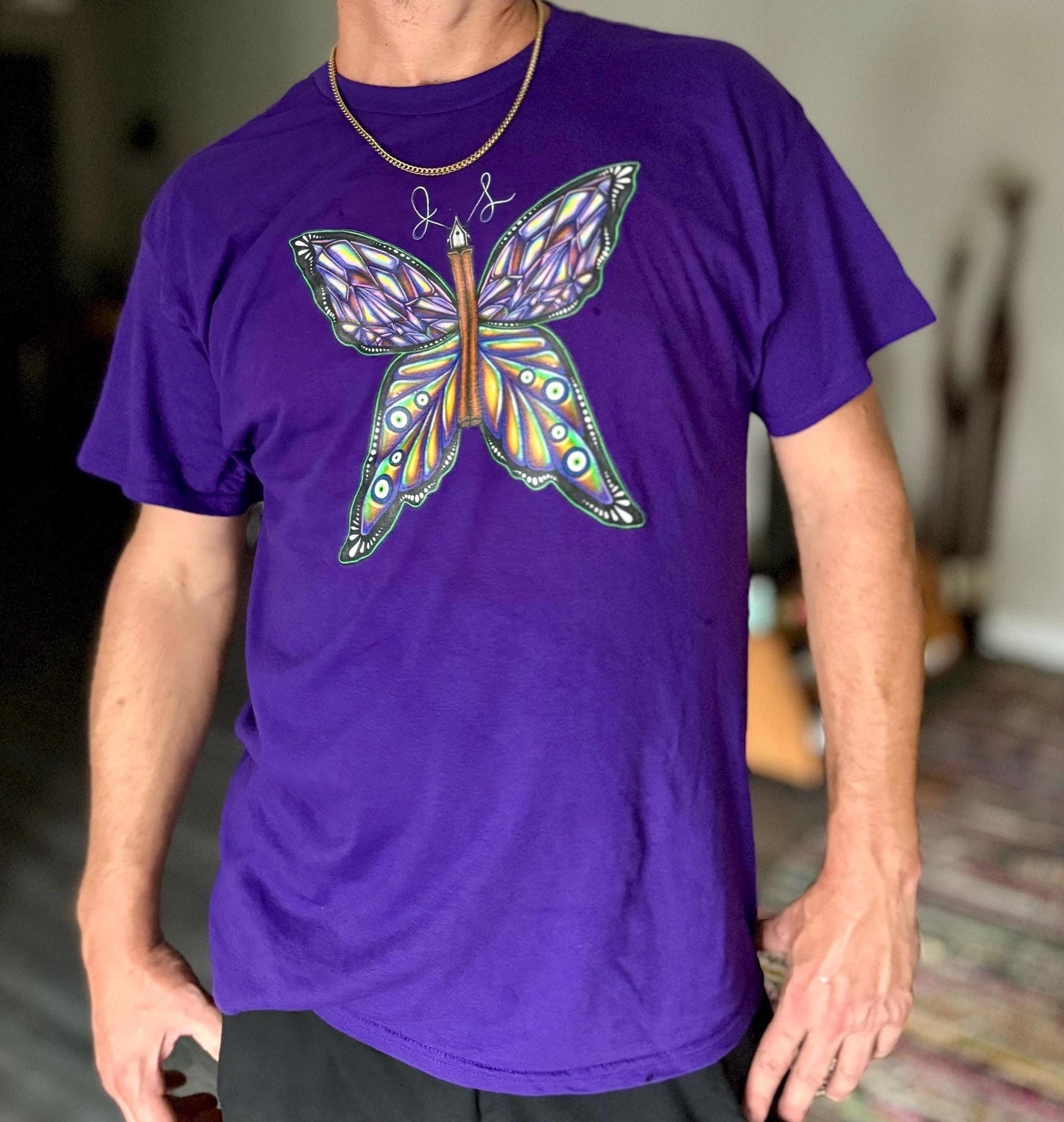 branded butterfly classic tee